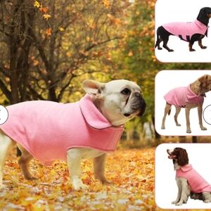 NWOT BONAWEN Fleece Dog Coat Winter Pet Jacket Reflective for Cold Weather S